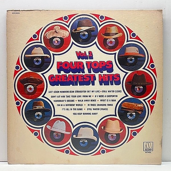 レコードメイン画像：【SMOKEY ROBINSON特製の桃源郷メロウ】美盤!! USオリジ FOUR TOPS Greatest Hits Vol. 2 ('71 Motown) NORTHERN SOUL フォー・トップス LP
