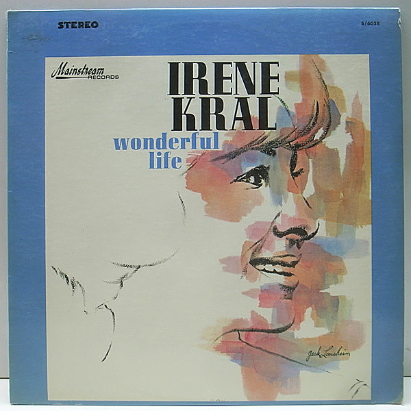レコードメイン画像：良好!! プロモ 深溝 オリジナル IRENE KRAL Wonderful Life ('65 Mainstream) アイリーン・クラール 最高傑作 名盤