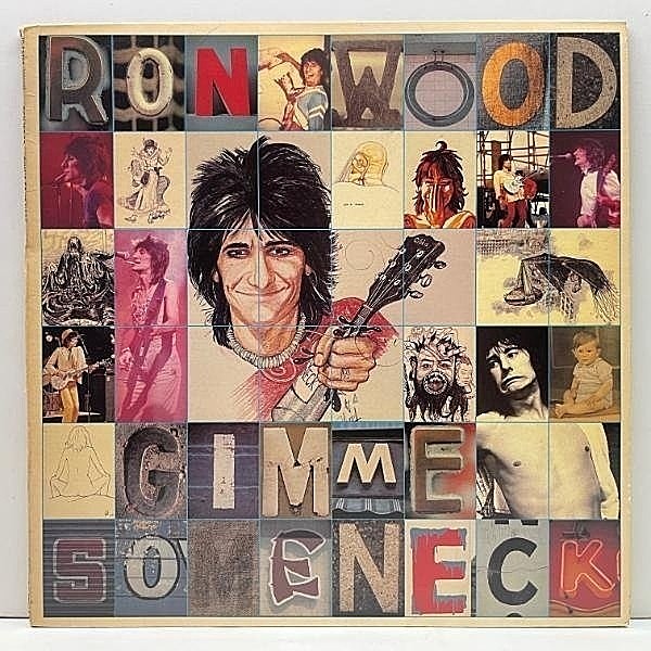 レコードメイン画像：Cut無し!良好! STERLING刻印 USオリジナル RON WOOD Gimme Some Neck ('79 Columbia JC 35702) RONNIE WOOD ロン・ウッド