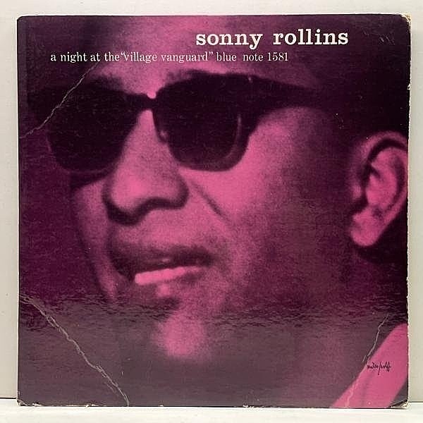 レコードメイン画像：Rare!! オリジナル【R無し/47WEST/深溝】SONNY ROLLINS A Night At The Village Vanguard (Blue Note BLP 1581) RVG刻印 耳 Plastylite