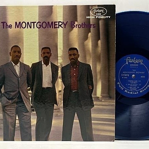 レコードメイン画像：良好!! 初版 青ヴァイナル 深溝 THE MONTGOMERY BROTHERS S.T (Fantasy 8052) Wes, Buddy, Monk Montgomery + Lawrence Marable