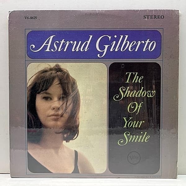 レコードメイン画像：シュリンク付き!! VANGELDER刻印 USオリジナル ASTRUD GILBERTO The Shadow Of Your Smile ('65 Verve) arr. Claus Ogerman, Joao Donato