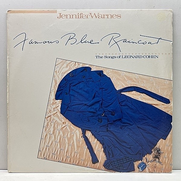 レコードメイン画像：Cut無し!良好品! USオリジナル JENNIFER WARNES Famous Blue Raincoat ('86 Cypress) 高音質 BERNIE GRUNDMAN Mastering 優秀録音 LP