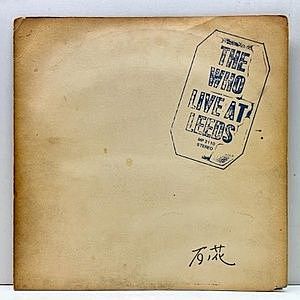 レコード画像：WHO / Live At Leeds