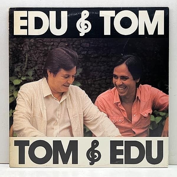 レコードメイン画像：ブラジル・オリジナル 美品 EDU LOBO E TOM JOBIM - ANTONIO CARLOS JOBIM Edu & Tom ('81 Philips) 大御所二人の素晴らしい共演