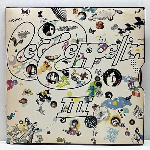 レコードメイン画像：【激レア・両面マトA】良好品!! USオリジナル 初版BROADWAYリム LED ZEPPELIN III 3 ('70 Atlantic) 高音質 Presswell プレス ギミックJK