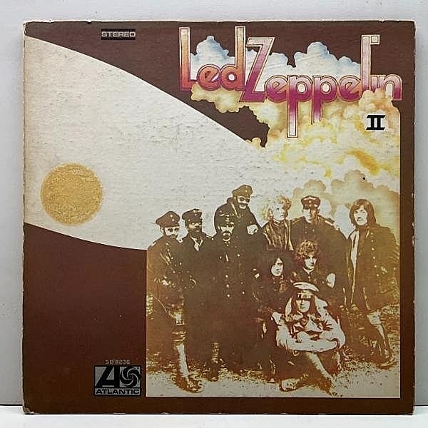 レコードメイン画像：USオリジナル 初版 W無し 1841BROADWAYアド LED ZEPPELIN II ('69 Atlantic SD 8236) PR表記＝Presswell Pressing レッド・ツェッペリン LP
