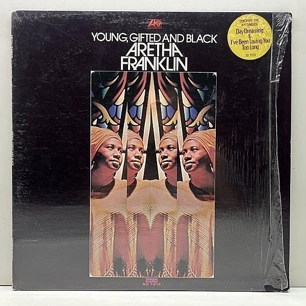 レコードメイン画像：シュリンク良好!! w/Hype Sticker USオリジ 初版BROADWAYリム ARETHA FRANKLIN Young, Gifted And Black アレサ・フランクリン 黒人讃歌