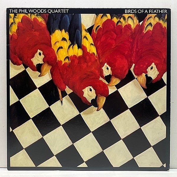 レコードメイン画像：極美盤!! MASTERDISK刻印 USオリジナル THE PHIL WOODS QUARTET Birds Of A Feather ('82 Antilles) BILL GOODWIN prod. フィル・ウッズ LP