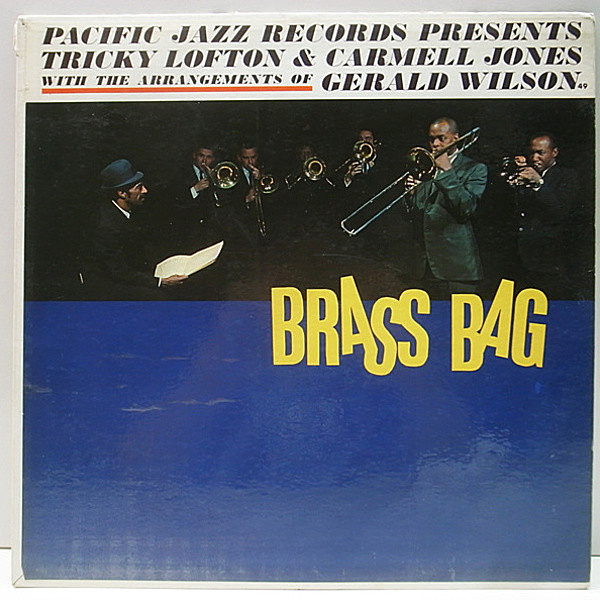 レコードメイン画像：MONO 深溝 オリジナル TRICKY LOFTON & CARMELL JONES Brass Bag ('62 Pacific Jazz) W.COAST クールな好セッション