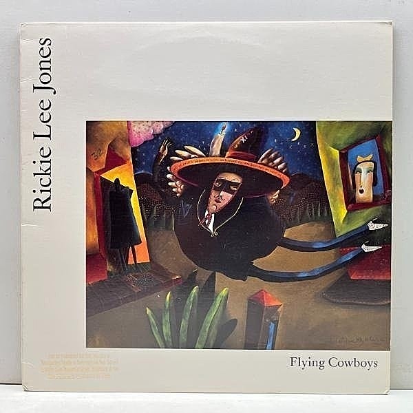 レコードメイン画像：プロモ 良好品!! '89年 希少アナログ USオリジナル RICKIE LEE JONES Flying Cowboys (Geffen GHS 24246) 手書きPrecision, 手書きDMM刻印
