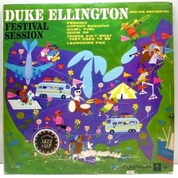 レコードメイン画像：美盤!! MONO両溝 6eye オリジ DUKE ELLINGTON Festival Session