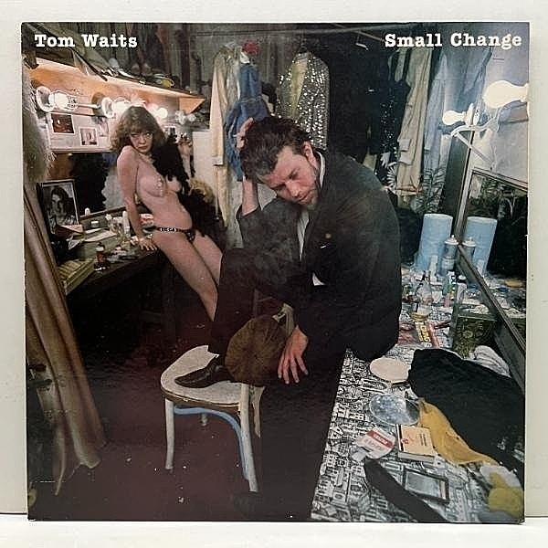 レコードメイン画像：Cut無し!美盤! 初版 7E規格 雲ラベ USオリジナル TOM WAITS Small Change ('76 Asylum) 感動の名曲 Tom Traubert's Blues w/SHELLY MANNE