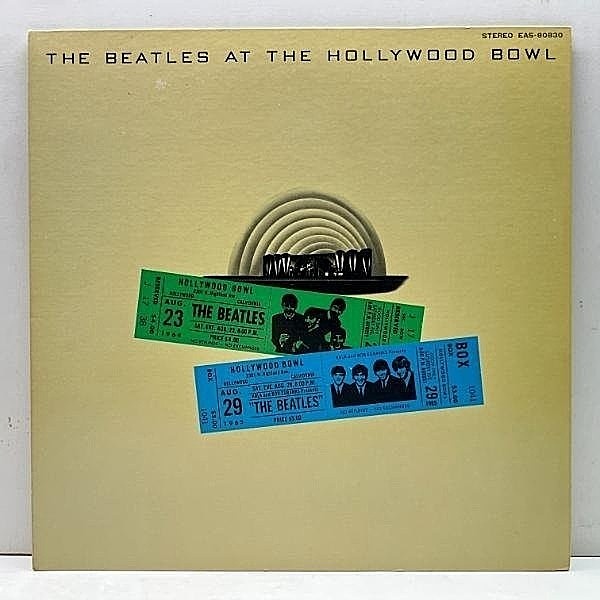 レコードメイン画像：良好品!! '74年 東芝EMI 初版 日オリジナル The Beatles At The Hollywood Bowl (Odeon EAS-80830) ビートルズ 唯一の公式ライヴ盤 LP