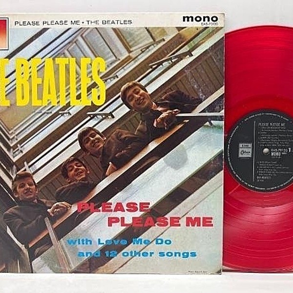レコードメイン画像：レア 美盤!! '82s JPN 東芝Odeon限定 MONO 赤盤 THE BEATLES Please Please Me (EAS-70130) 英国オリジナルミックス ビートルズ LP