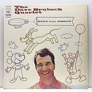 レコード画像：DAVE BRUBECK / Dave Digs Disney