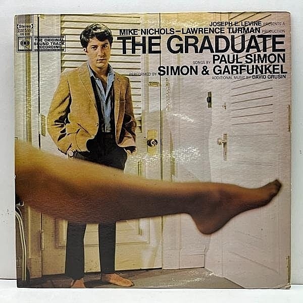 レコードメイン画像：美盤!! USオリジナル 初版 2eye 灰ラベル SIMON and GARFUNKEL The Graduate ('68 Columbia) 両マト1A DAVE GRUSIN 映画 卒業 O.S.T.