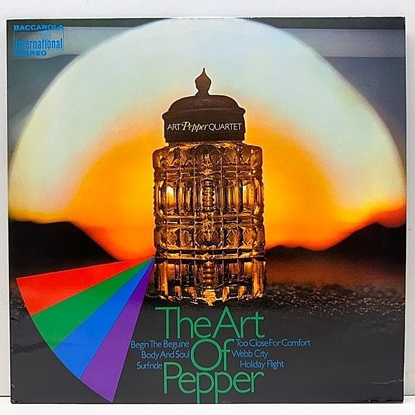 レコードメイン画像：Rare!! 独オリジナル THE ART OF PEPPER Quartet アート・オブ・ペッパー ('70 Baccarola) 当時はリールテープ発売のみ 幻のセッション