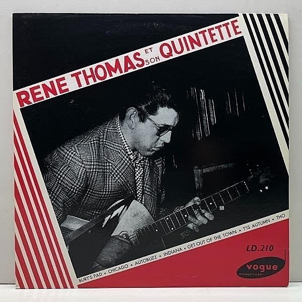 レコードメイン画像：【w/Henri Renaud】MONO 美品!! RENE THOMAS Et Son Quintette (Vogue LD.210) ルネ・トーマ '54年フランス録音 国内盤 モノラル LP