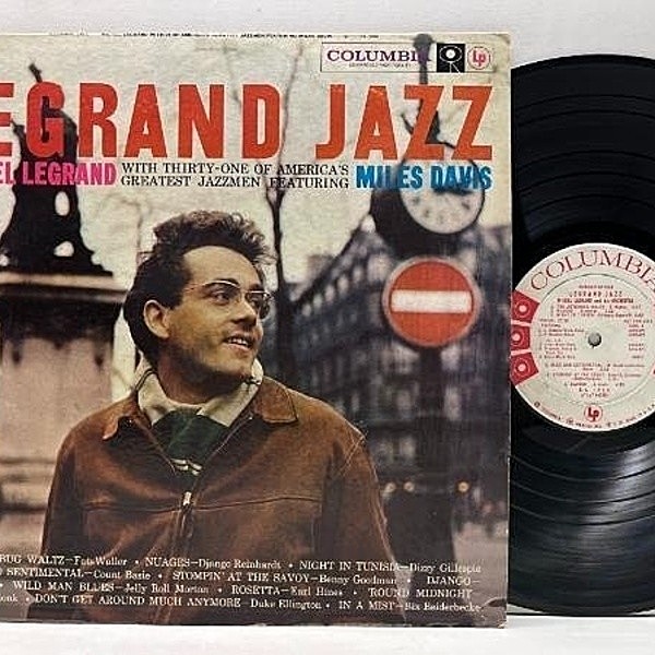 レコードメイン画像：【w/MILES DAVIS, JOHN COLTRANE】白プロモ MONO USオリジナル MICHEL LEGRAND JAZZ (Columbia CL 1250) ルグラン流モダンジャズ