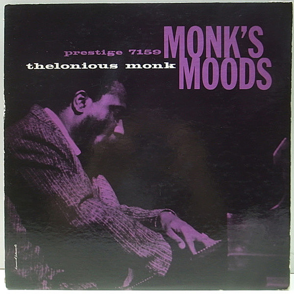 レコードメイン画像：美盤!! NJ 深溝 MONO THELONIOUS MONK TRIO Monk's Moods (Prestige 7159) 初期のピアノトリオ