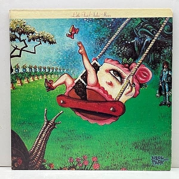 レコードメイン画像：良好品!! US初期プレス Wマーク無し パームツリー LITTLE FEAT Sailin' Shoes (Warner BS 260) 名曲 Willin' 他 アートワークはNeon Park!