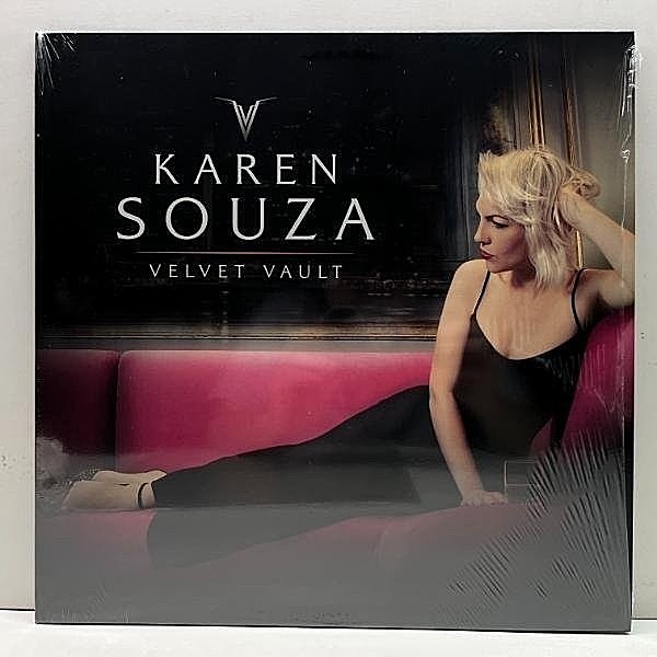 レコードメイン画像：良好!! LP オリジナル KAREN SOUZA Velvet Vault (初回2018年プレス VYN012) カレン・ソウサ 夜空のベルベット feat. TOKU 名作!!