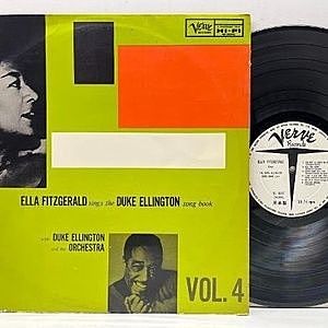 レコード画像：ELLA FITZGERALD / DUKE ELLINGTON / Ella Fitzgerald Sings The Duke Ellington Song Book Vol.4