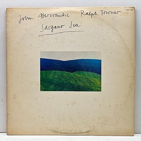 レコードメイン画像：美盤!! RL刻印(Bob Ludwig Cut) 高音質 USオリジナル JOHN ABERCROMBIE, RALPH TOWNER Sargasso Sea ('76 ECM) デュオ共演の初作