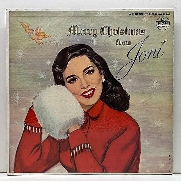 レコードメイン画像：美品!! USオリジナル MONO 深溝 JONI JAMES Merry Christmas From Joni ('56 MGM E3468) ジョニ・ジェイムス／メリー・クリスマス