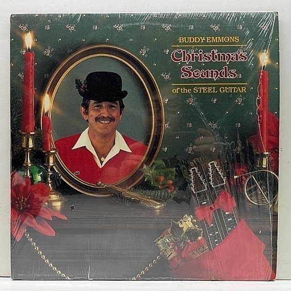 レコードメイン画像：シュリンク良好!! USオリジナル BUDDY EMMONS Christmas Sounds Of The Steel Guitar (Step One SOR-0024) バディ・エモンズ LP