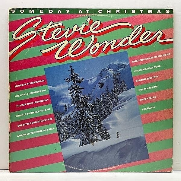 レコードメイン画像：【X'MAS】USプレス STEVIE WONDER Someday At Christmas (Tamla) スティービー・ワンダー 想い出のクリスマス Someday At Christmas