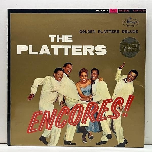 レコードメイン画像：良好品!! 日オンリー 見開きGF仕様 THE PLATTERS Golden Platters Deluxe / Encores! (Mercury) プラターズ BEST 名曲 Only You 他 全12曲