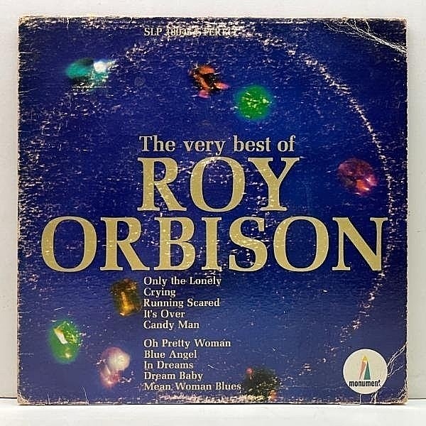 レコードメイン画像：USオリジナル ROY ORBISON The Very Best Of ～ ('66 Monument) 代表曲 Oh, Pretty Woman など 全10曲 ロイ・オービソン 米 初回 LP