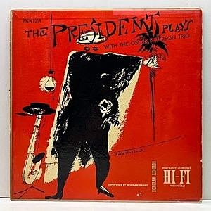 レコード画像：LESTER YOUNG / OSCAR PETERSON / The President Plays With The Oscar Peterson Trio
