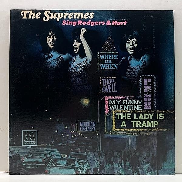 レコードメイン画像：良好品!! MONO USオリジナル 深溝 THE SUPREMES Sing Rodgers & Hart ('67 Motown) ロジャース＆ハートの佳曲を歌い上げたスタンダード集！