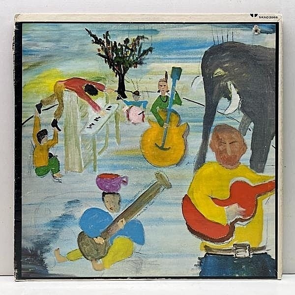 レコードメイン画像：レア!良好!【初版 B.D.無し・SUBSIDARY無し】US 完全オリジナル THE BAND Music From Big Pink ('68 Capitol) 米 虹ラベ 1st デビュー作