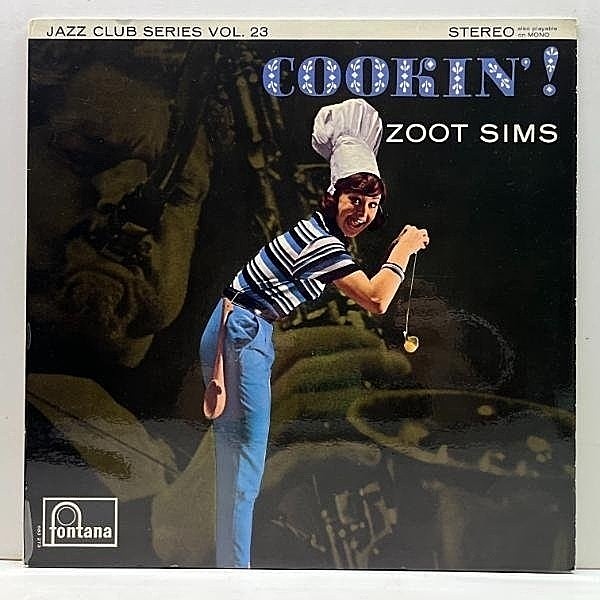 レコードメイン画像：美品!! 内溝 コーティング 蘭盤 ZOOT SIMS Cookin'! ('65 Fontana) w/ Ronnie Scott, Jimmy Deuchar オランダ HOLLANDプレス