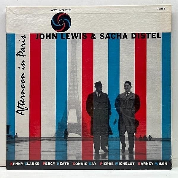 レコードメイン画像：良好!! オリジナル MONO 黒ラベ 深溝 JOHN LEWIS & SACHA DISTEL Afternoon In Paris ('57 Atlantic) w/ BARNEY WILEN, PIERRE MICHELOT