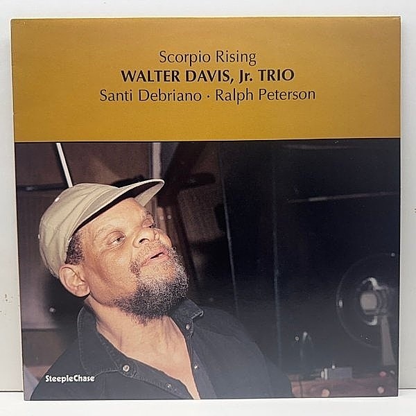 レコードメイン画像：美品!! DENMARK オリジナル WALTER DAVIS JR. Scorpio Rising ('89 SteepleChase SCS 1255) 希少アナログ Santi Debriano, Ralph Peterson