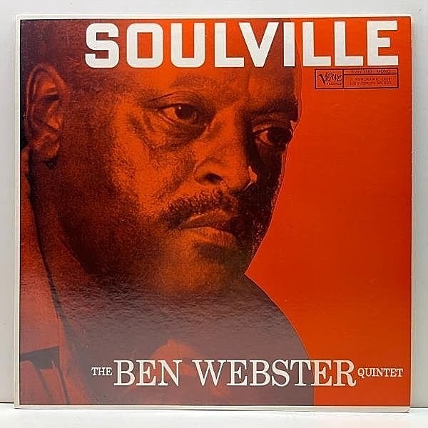 レコードメイン画像：良好!!【MONO】BEN WEBSTER Soulville (Verve MV 2583) w/ OSCAR PETERSON QUARTET & TRIO ベン・ウェブスター 最高のワンホーン！