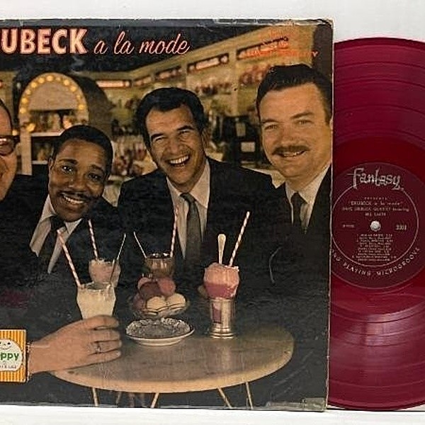 レコードメイン画像：USオリジナル 赤盤 MONO 深溝 DAVE BRUBECK feat. BILL SMITH A La Mode ('60 Fantasy 3301) 赤 レッド・カラー・ヴァイナル 原盤 モノラル