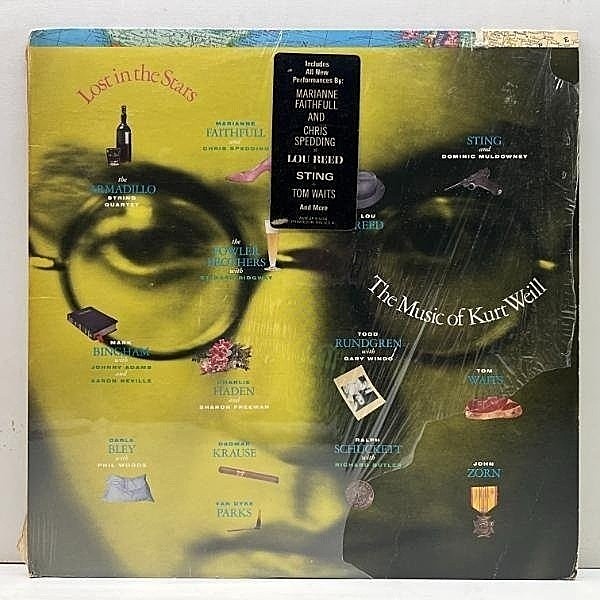 レコードメイン画像：【w/JOHN ZORN, LOU REED】シュリンク美盤!! USオリジナル STERLING刻印 Lost In The Stars - The Music Of Kurt Weill オムニバス名盤
