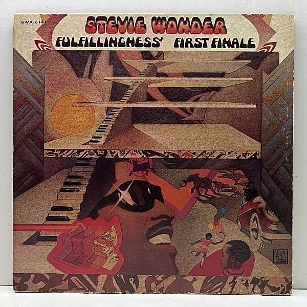 レコードメイン画像：日オリジナル '74年 初版 SWX規格 ゲートフォールド仕様 STEVIE WONDER Fulfillingness' First Finale (Tamla) THEO PARRISH Mixネタ収録