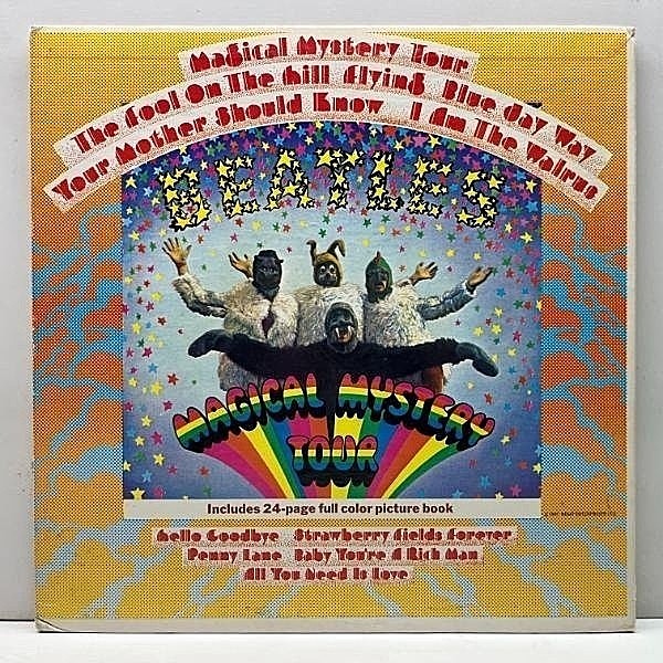 レコードメイン画像：激レア!良好!【MONO】初版 虹ラベル USオリジナル THE BEATLES Magical Mystery Tour ('67 Capitol) 冊子・中落ちなし・全ページあり！
