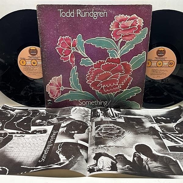 レコードメイン画像：【蛇腹ポスター完品】US初期プレス 2LP 見開きGF仕様 TODD RUNDGREN Something Anything (Bearsville 2BX 2066) 名曲 I Saw The Light ほか