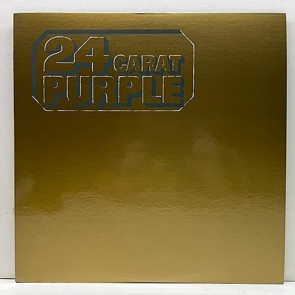 レコードメイン画像：美品!! '75年 初版 日オリジナル w/横長ポスター DEEP PURPLE 24 Carat Purple (Warner P-10029W) 日本公演テイク Black Night 収録 LP