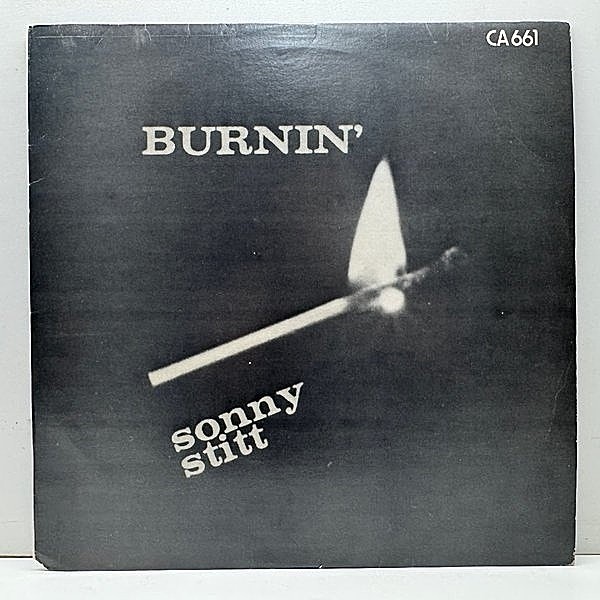 レコードメイン画像：良好!! USプレス SONNY STITT Burnin' (Cadet CA 661) w/ Barry Harris Trio ソニー・スティットのワンホーン好演