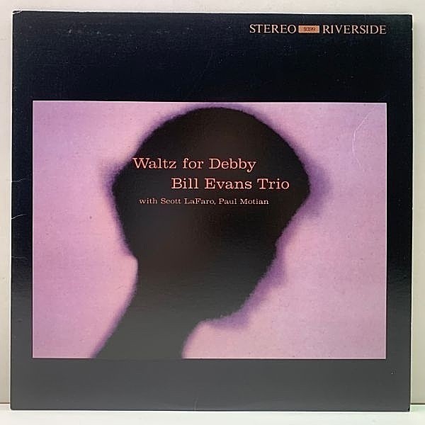 レコードメイン画像：ほぼ美品 BILL EVANS TRIO Waltz For Debby (Riverside) LP バーコード無し 米OJCリイシュー SCOTT LaFARO, PAUL MOTIAN ピアノトリオ名盤