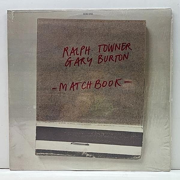 レコードメイン画像：シュリンク美品!! RL刻印 (Bob Ludwig Hot Mix) 高音質 USオリジナル RALPH TOWNER, GARY BURTON Matchbook ('75 ECM 1-1056) デュオ名作